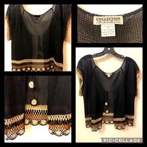 Cute accessory top by COLLECTION